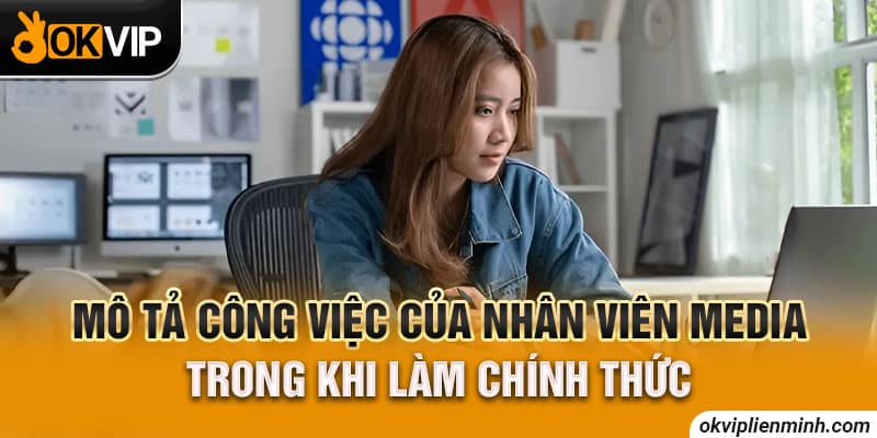 Mô tả công việc của nhân viên Media trong khi làm chính thức