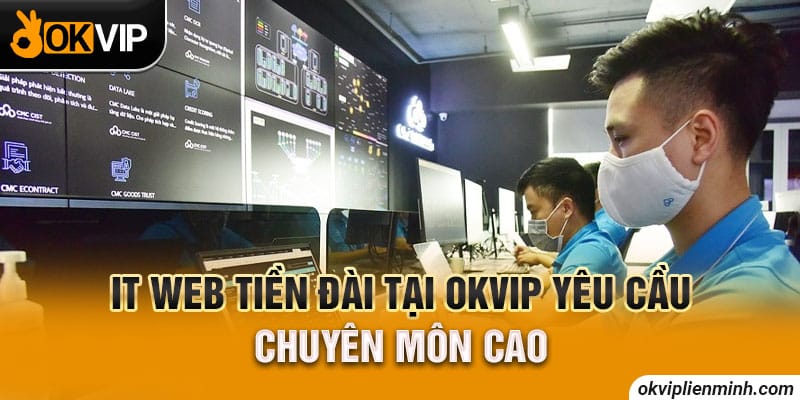 IT web tiền đài tại OKVIP yêu cầu chuyên môn cao