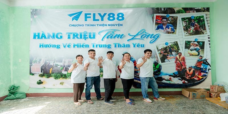 Đội ngũ Fly88 lan tỏa yêu thương tại Quảng Trị